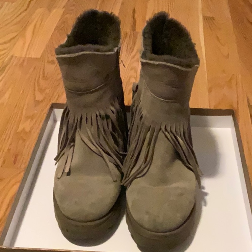 Ash As-Yago Fringe Ankle Boots